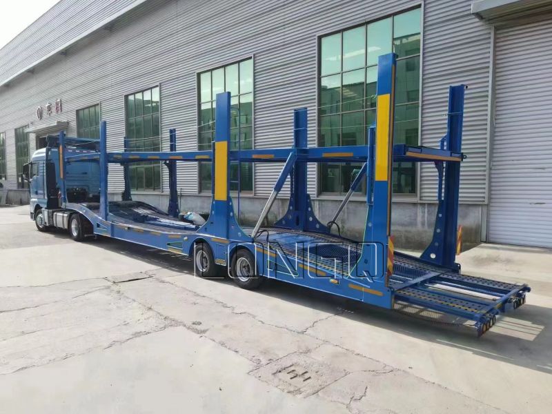 รถเทรลเลอร์ Double Deck Car Carrier รถเทรลเลอร์ Double Deck Car Carrier