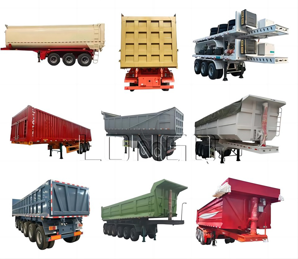 3 Axle  Rear Tipping Dump Truck Trailer   3 Axle  Rear Tipping Dump Truck Trailer