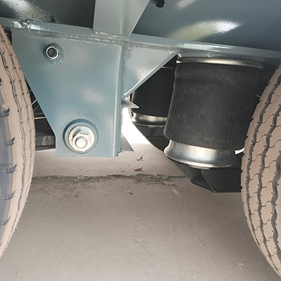 Remorque surbaissée de type région d'Asie centrale Remorque surbaissée de type région d'Asie centrale