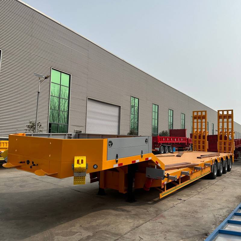 Low Loader Flatbed Factory_Manufacturer_Supplier - Shandong LONGQ ...