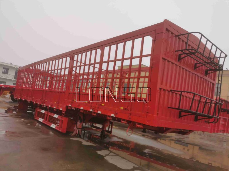 Remolque de valla de estaca para transporte de animales Remolque de valla de estaca para transporte de animales