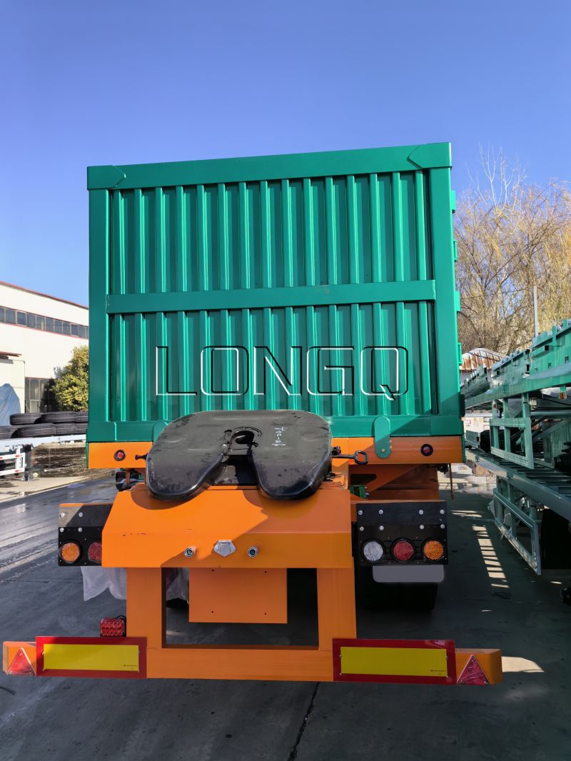 Semirremolque de carga con valla de pared lateral de 3 ejes Semirremolque de carga con valla de pared lateral de 3 ejes