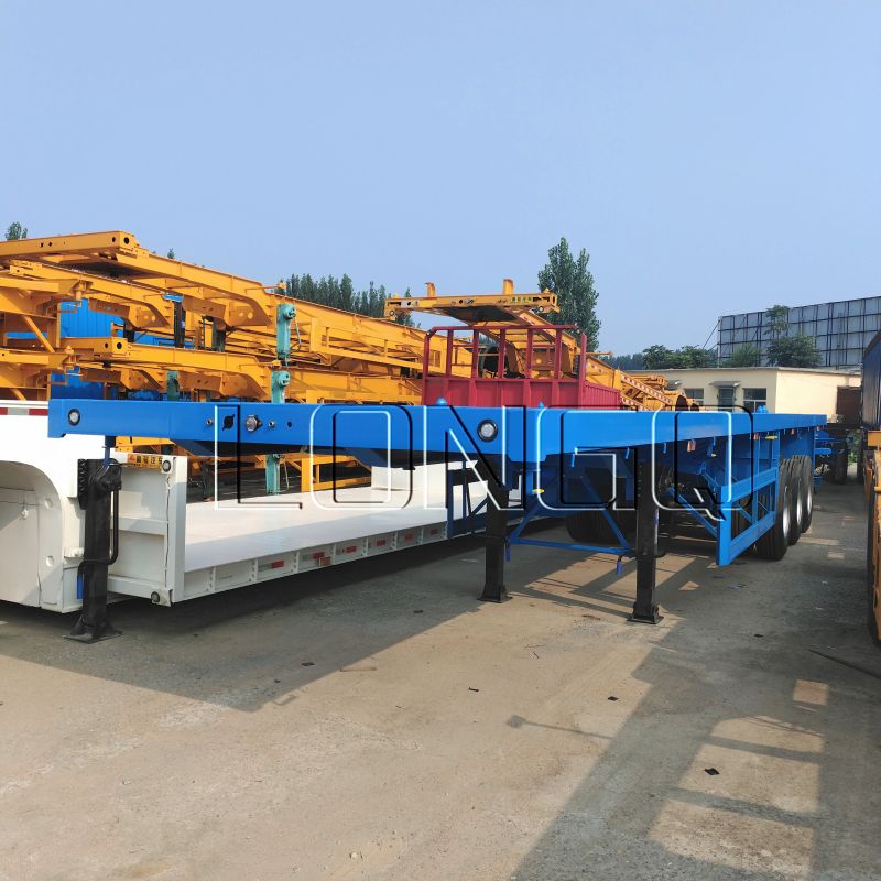 Semi-remorque à plateau Semi-remorque à plateau