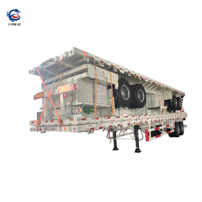 نصف مقطورة لنقل البضائع بسياج الجدار الجانبي