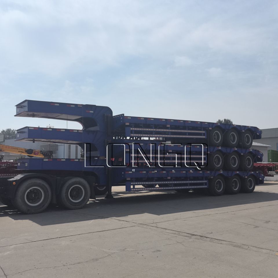 Semi-remorque surbaissée Semi-remorque surbaissée