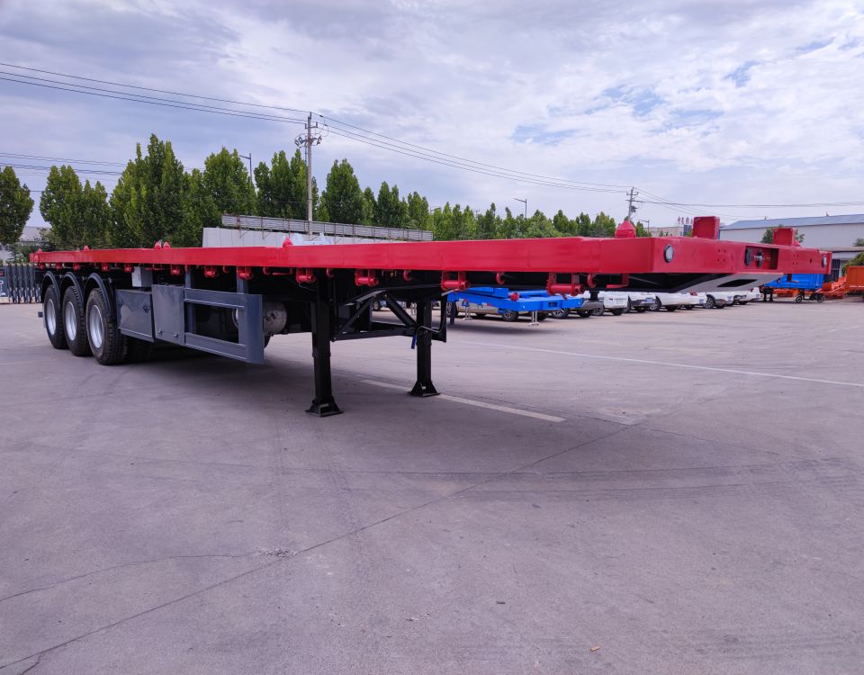 รถพ่วงพื้นเรียบ 40 ฟุต รถพ่วงพื้นเรียบ 40 ฟุต