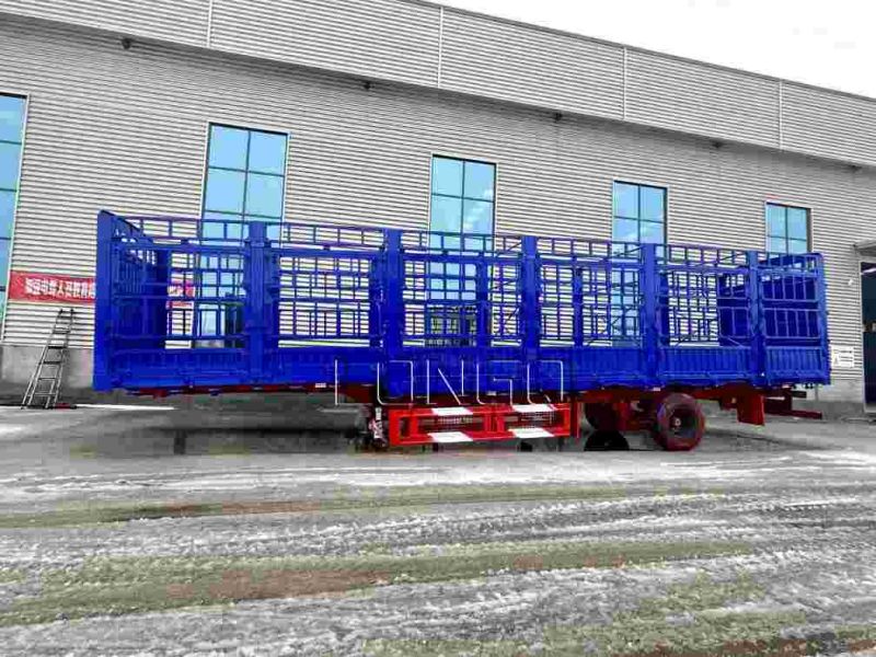 Semi-remorque de bétail à 3 essieux Semi-remorque de bétail à 3 essieux