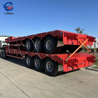 รถพ่วงกึ่งรถบรรทุก Gooseneck Lowboy