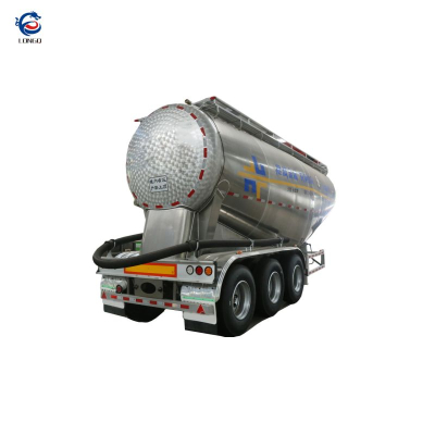 รถพ่วงบรรทุกปูนซิเมนต์ขนาดใหญ่ 3 เพลา