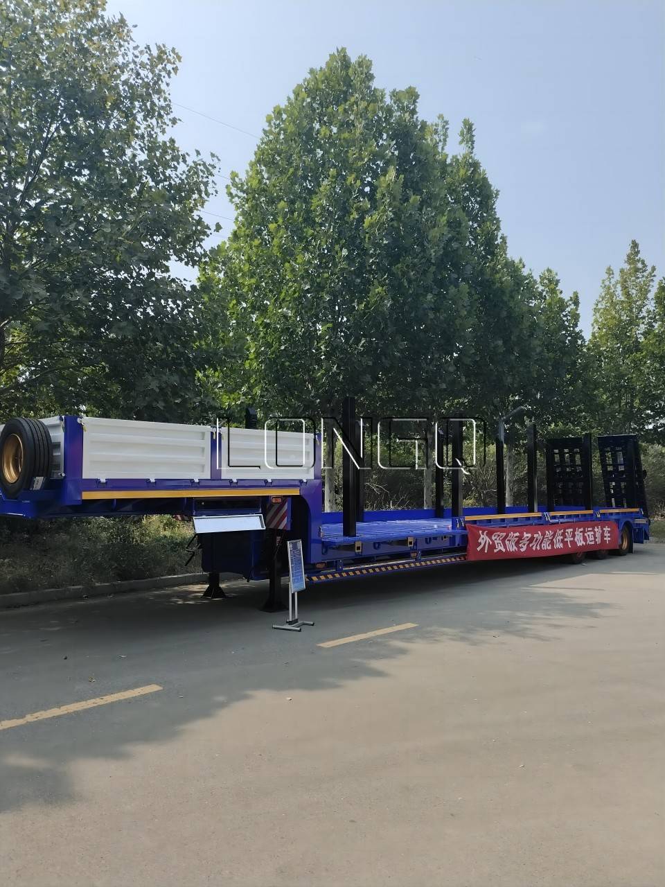 Remolque de plataforma baja Remolque de plataforma baja