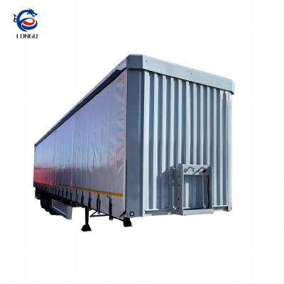 รถพ่วงม่านข้าง 3 เพลา 40 ฟุต