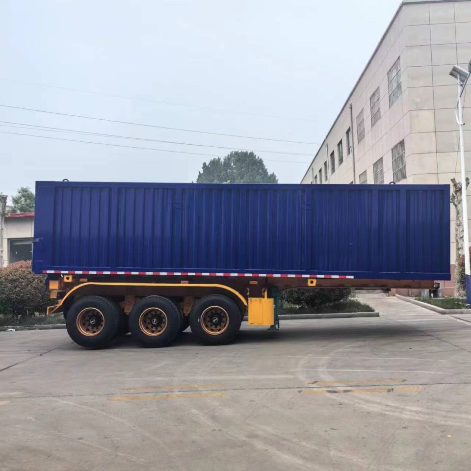 รถพ่วงดัมพ์หลังไฮดรอลิก รถพ่วงดัมพ์หลังไฮดรอลิก