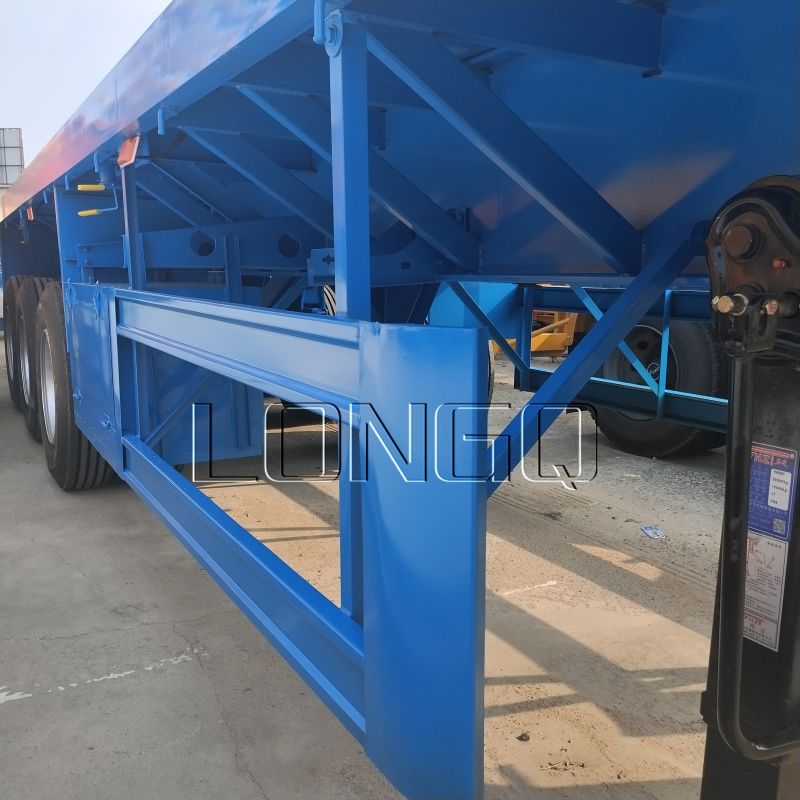 Semi-remorque à plateau Semi-remorque à plateau