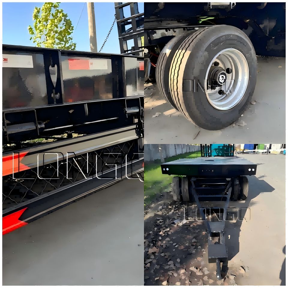 รถพ่วงพื้นต่ำแบบคานลาก รถพ่วงพื้นต่ำแบบคานลาก