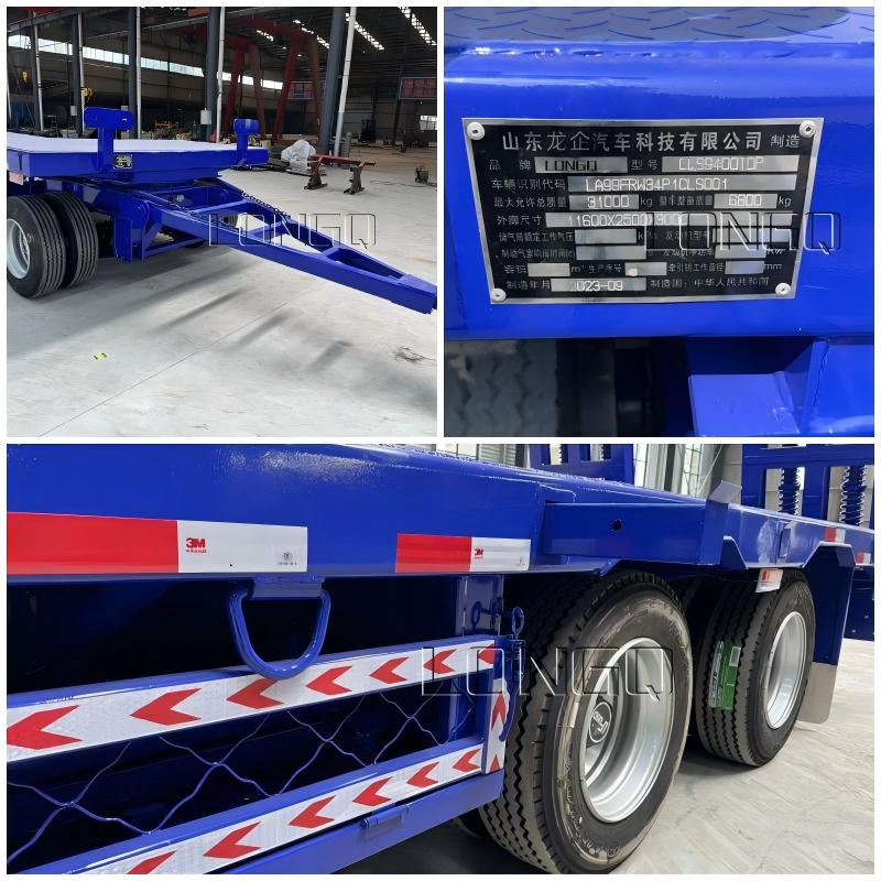 Полноценный низкорамный прицеп Полноценный низкорамный трейлер