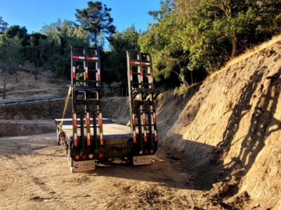 Drawbar Low Loader Trailer สำหรับขาย