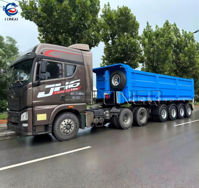 multiax  U Shape Dump Truck Trailer