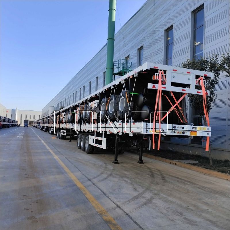 Semi-remorque cargo à paroi latérale de 40 pieds Semi-remorque cargo à paroi latérale de 40 pieds