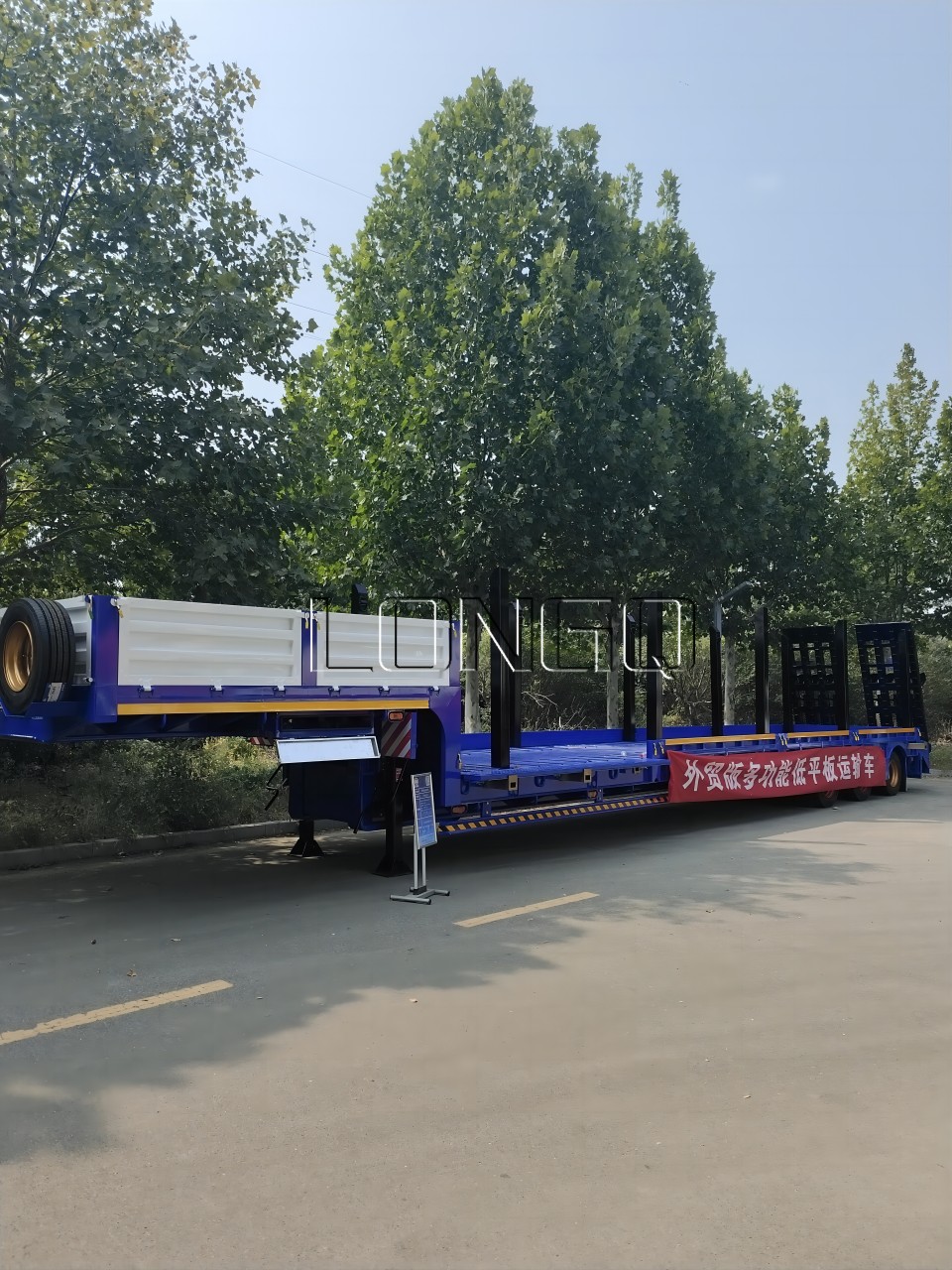 Khu vực Trung Á Loại xe moóc giường thấp Khu vực Trung Á Loại xe moóc giường thấp