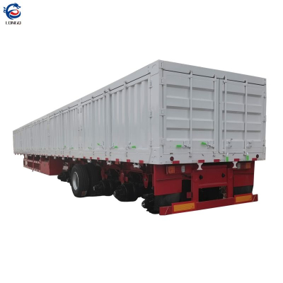 รถพ่วงบรรทุกติดผนังขนาด 80 ตัน