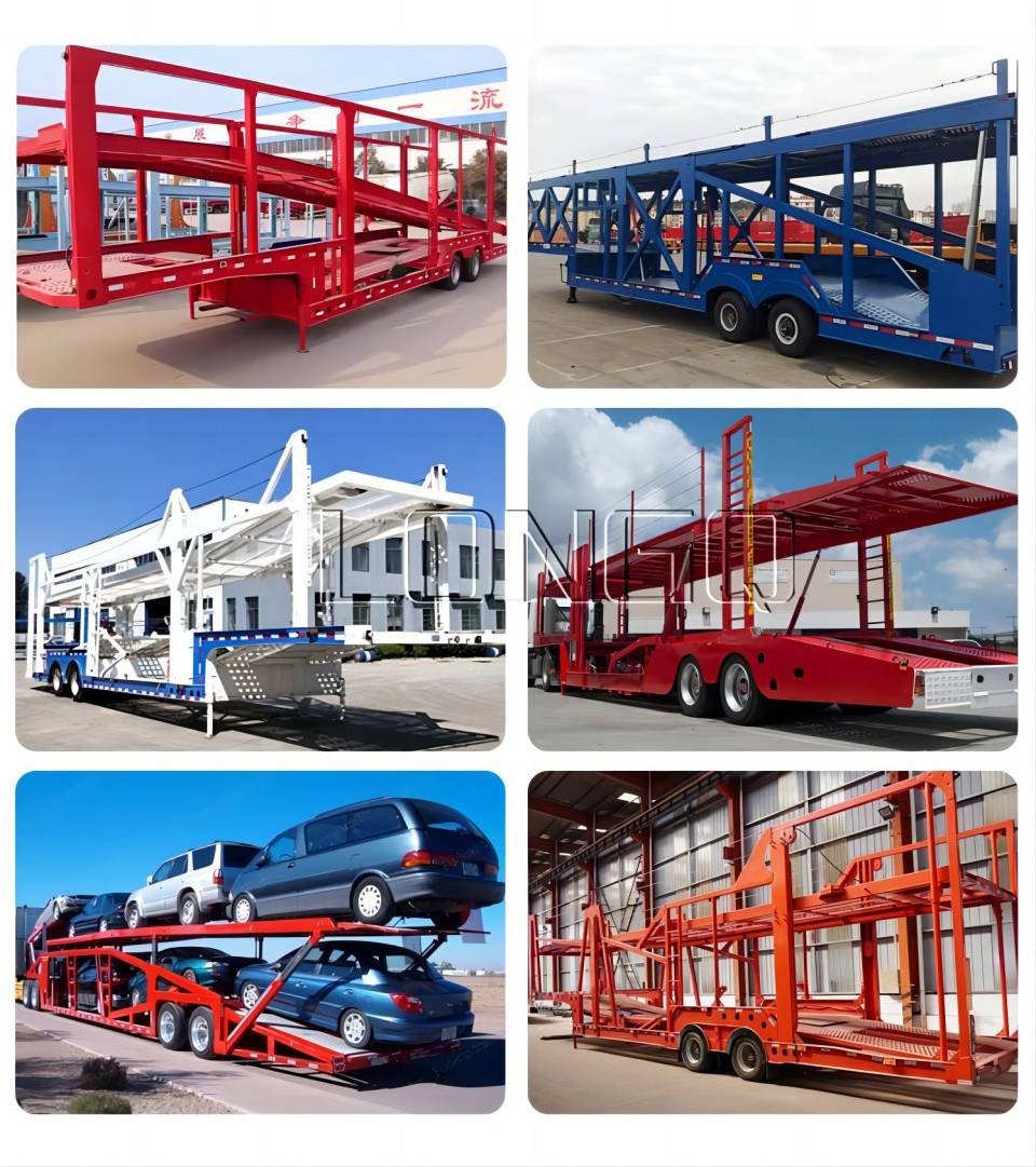 รถเทรลเลอร์รถขนถ่าย รถเทรลเลอร์รถขนถ่าย