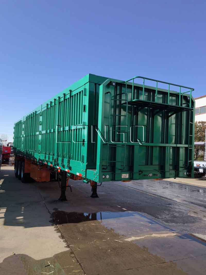 Semirremolque de carga con valla de pared lateral de 3 ejes Semirremolque de carga con valla de pared lateral de 3 ejes
