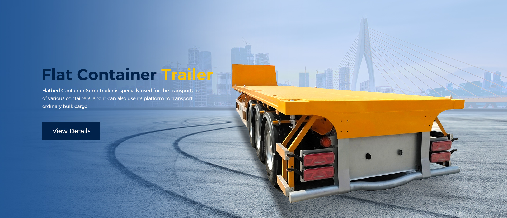 Flat Container Trailer