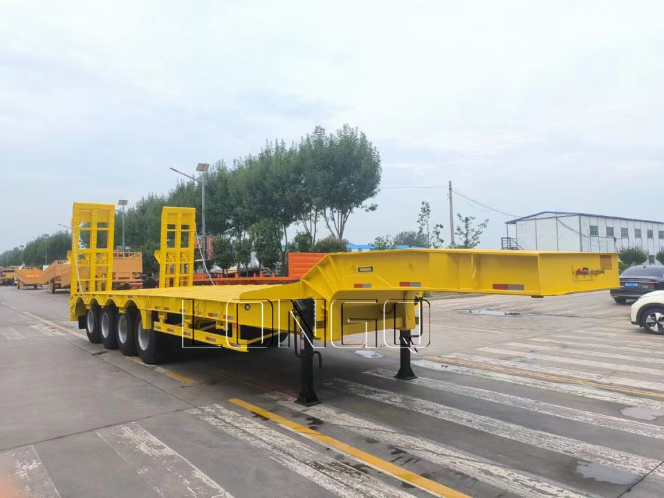 Fournisseur de semi-remorques à plateau surbaissé Fournisseur de semi-remorques à plateau surbaissé