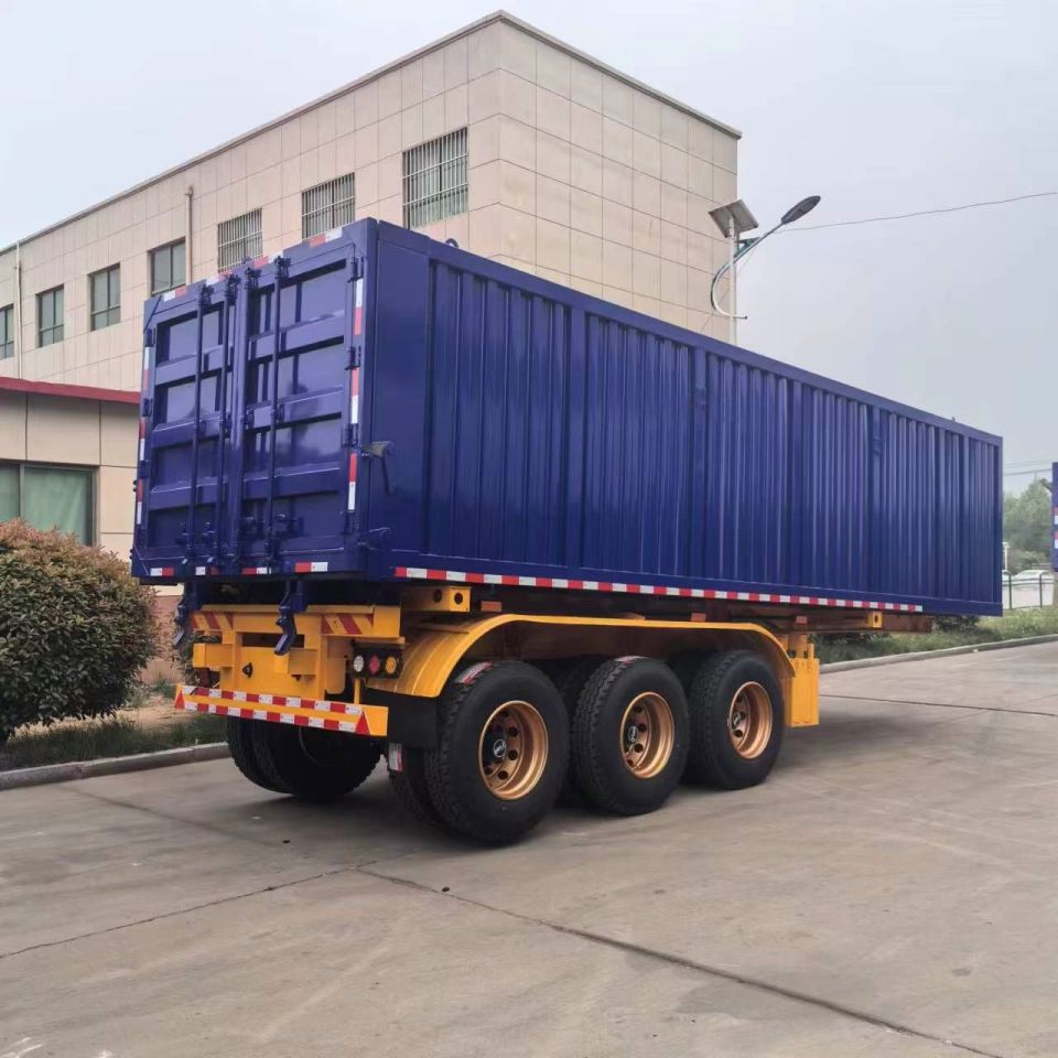 รถพ่วงดัมพ์หลังไฮดรอลิก รถพ่วงดัมพ์หลังไฮดรอลิก