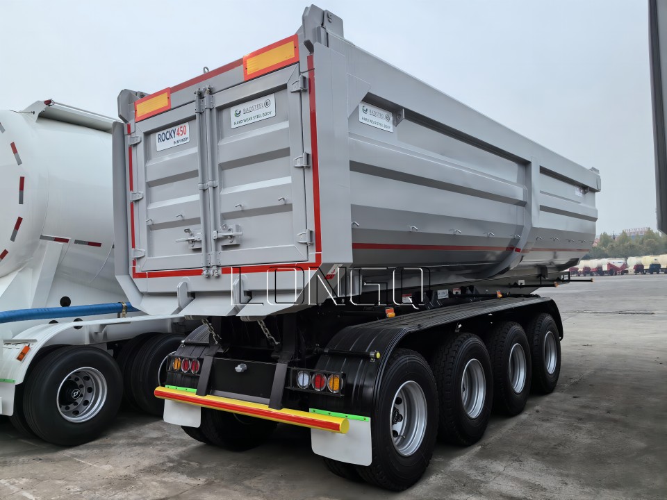 Semi-remorque à benne arrière Semi-remorque à benne arrière