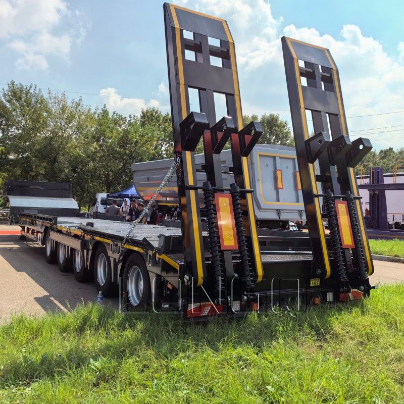 รถพ่วงเตียงต่ำ รถพ่วงเตียงต่ำ