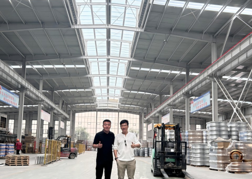 Myanmar customers visit the Factory