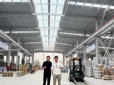 ลูกค้าเมียนมาเยี่ยมชมโรงงาน