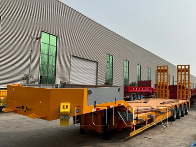 รถเทรลเลอร์เตียงต่ำ 100t