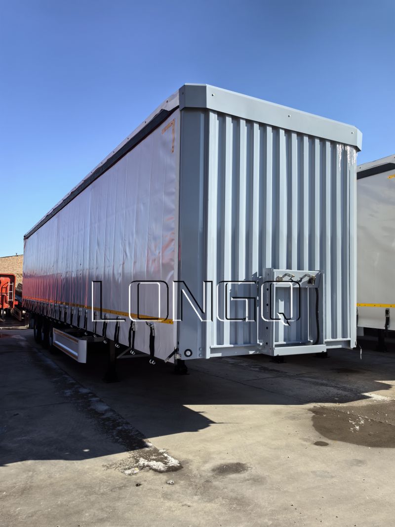 รถพ่วงม่านข้าง 3 เพลา 40 ฟุต รถพ่วงม่านข้าง 3 เพลา 40 ฟุต