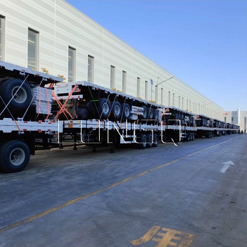 Semi-remorque cargo à paroi latérale de 40 pieds Semi-remorque cargo à paroi latérale de 40 pieds