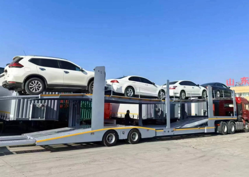 Car carrier semi-trailers