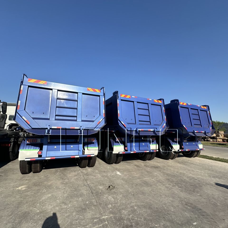 Semi-remorque à benne basculante en forme de U à vendre Semi-remorque à benne basculante en forme de U à vendre