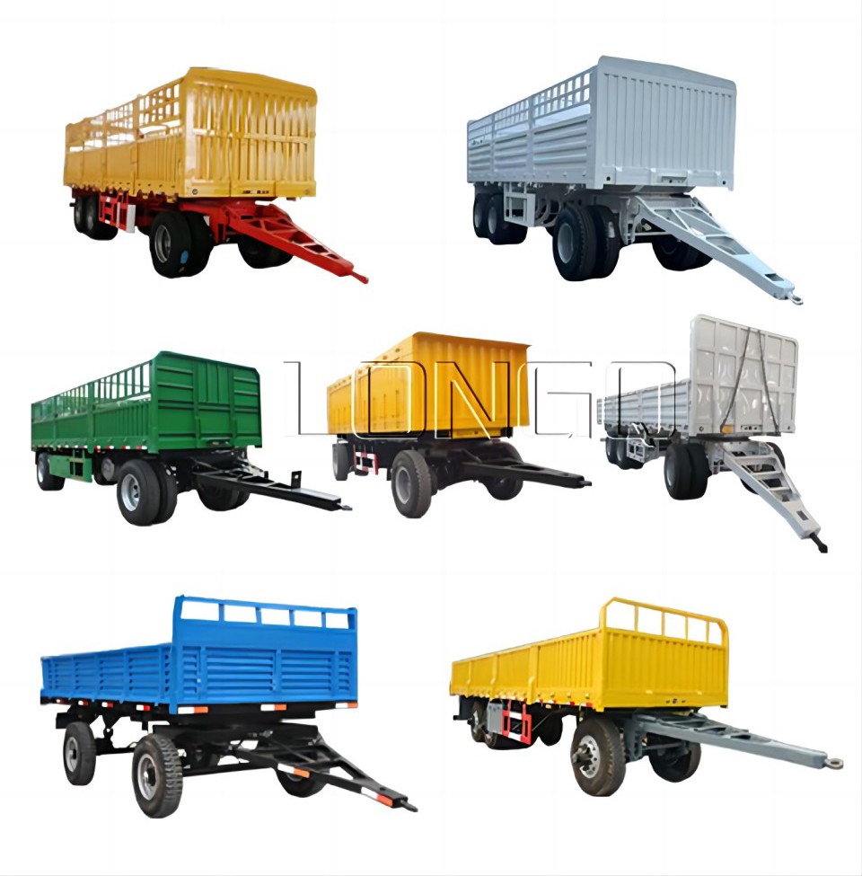 Тракторный прицеп с низкой загрузкой Тракторный прицеп с низкой загрузкой