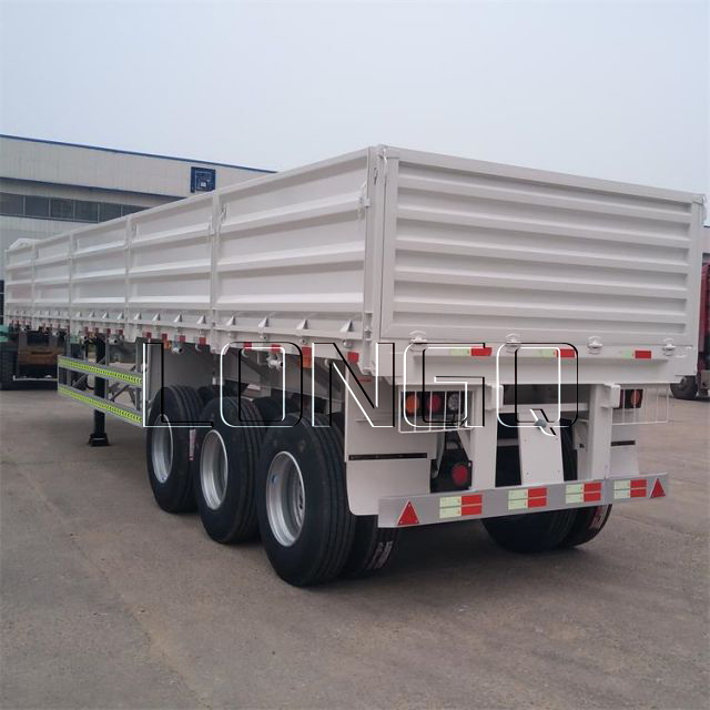 รถกึ่งพ่วงผนังข้างขนาด 40 ตัน รถกึ่งพ่วงผนังข้างขนาด 40 ตัน