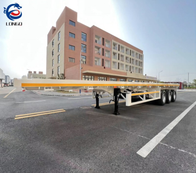 Remorque à plateau pour conteneur de 40 pieds