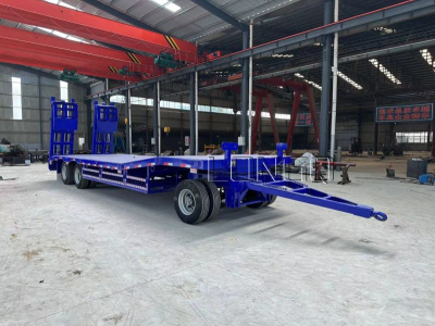 ตัวอย่างรถพ่วงแบบ Lowbed Drawbar ด้านบน