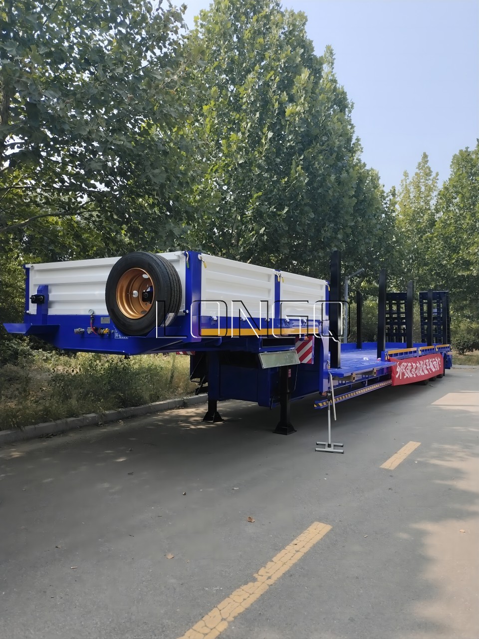 Khu vực Trung Á Loại xe moóc giường thấp Khu vực Trung Á Loại xe moóc giường thấp