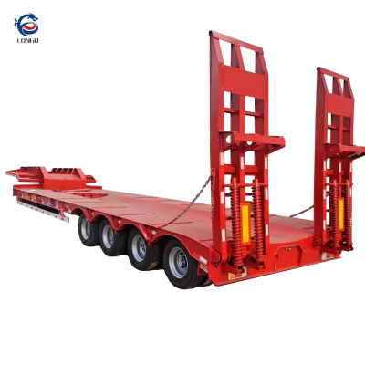 Remorque surbaissée à 4 essieux