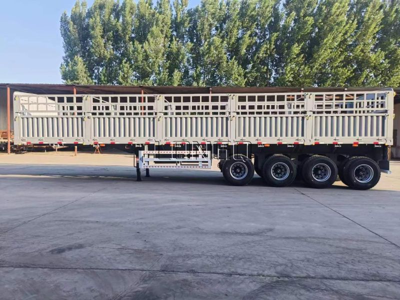 Semi-remorque de clôture Semi-remorque de clôture