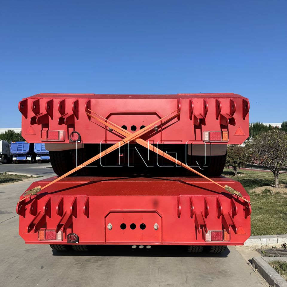 รถพ่วงกึ่งรถบรรทุก Gooseneck Lowboy รถพ่วงกึ่งรถบรรทุก Gooseneck Lowboy