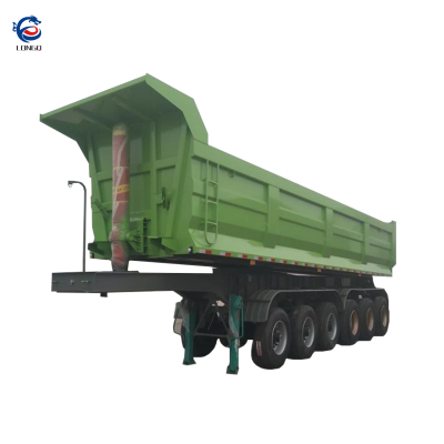 Multiaxis Dumper Tipping Semi Trailer