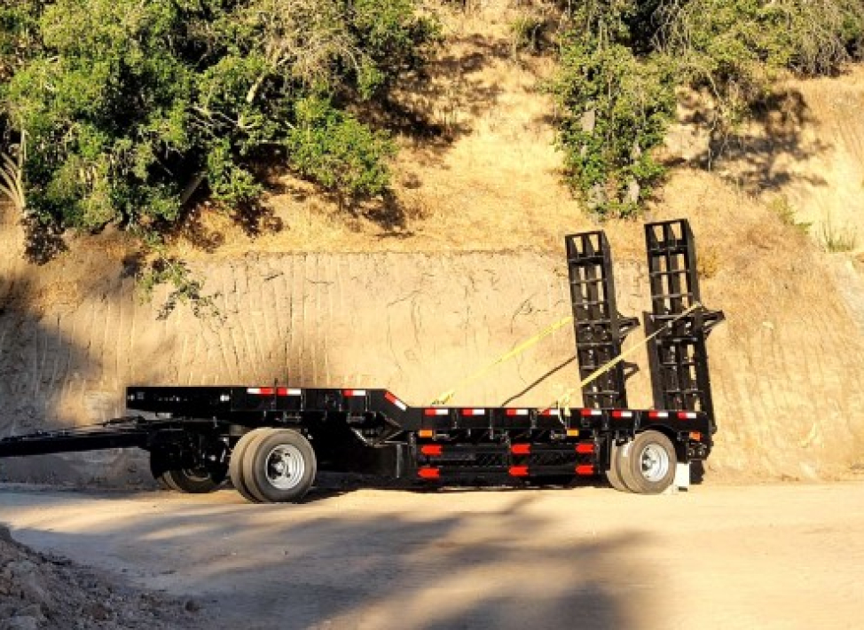 Drawbar Low Bed Bed Trailer