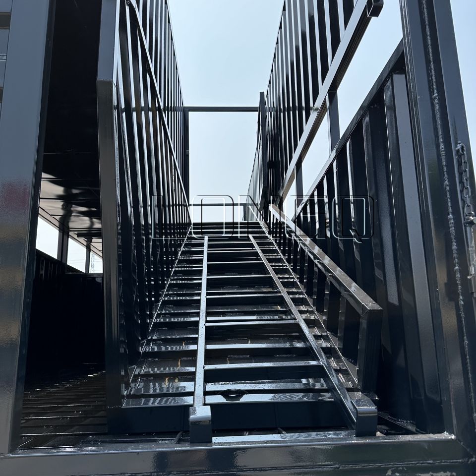 Remolque de transporte de animales de 2 capas Remolque de transporte de animales de 2 capas