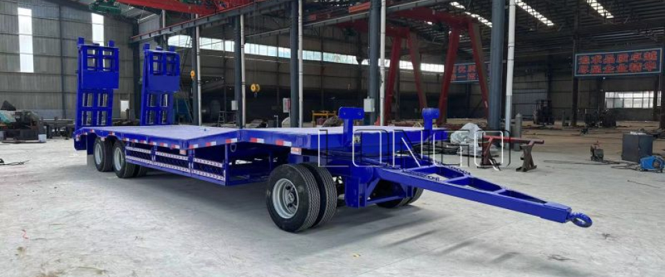 Top Lowbed Drawbar trailer